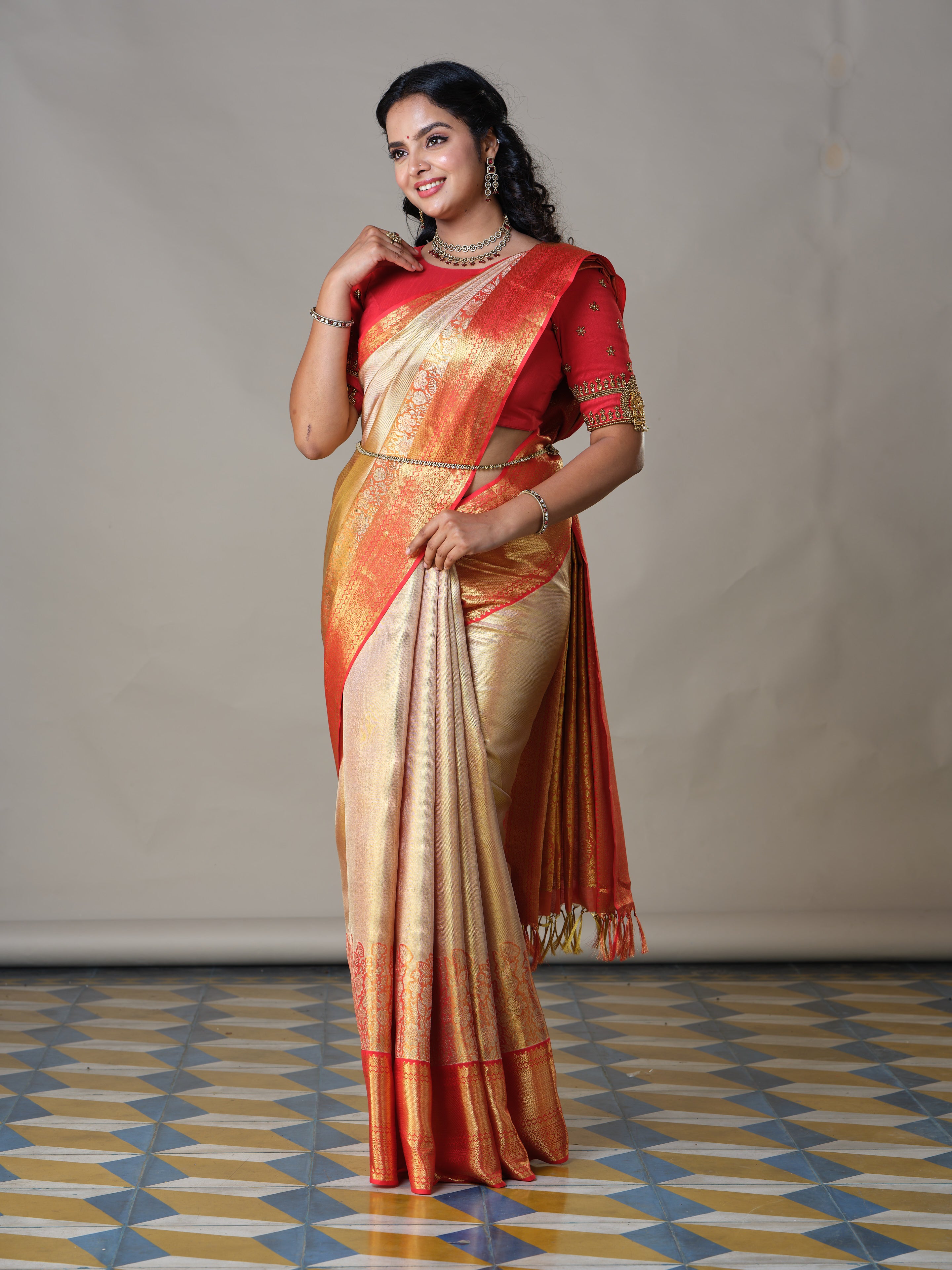 Banarasi Silk Saree Secondary image