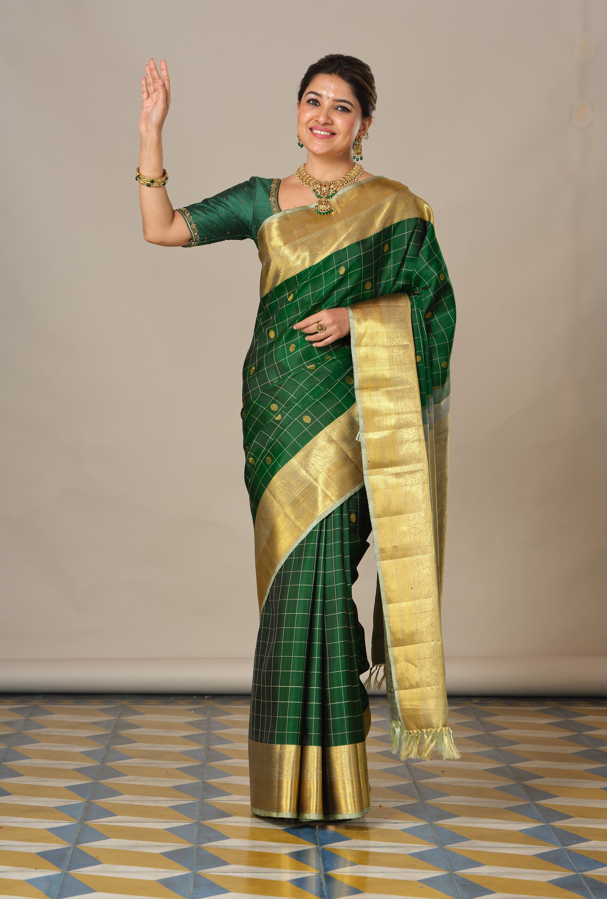 Stone Work Fancy Saree Secondary image